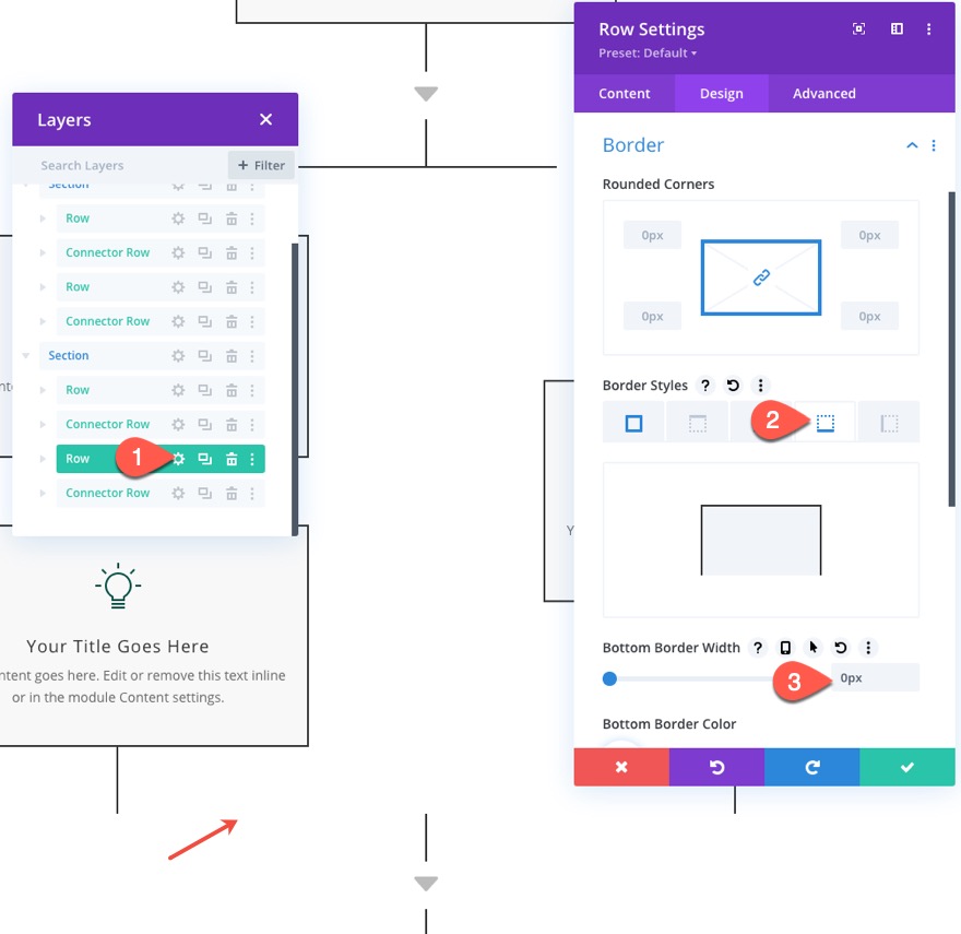 layout del diagramma di flusso divi