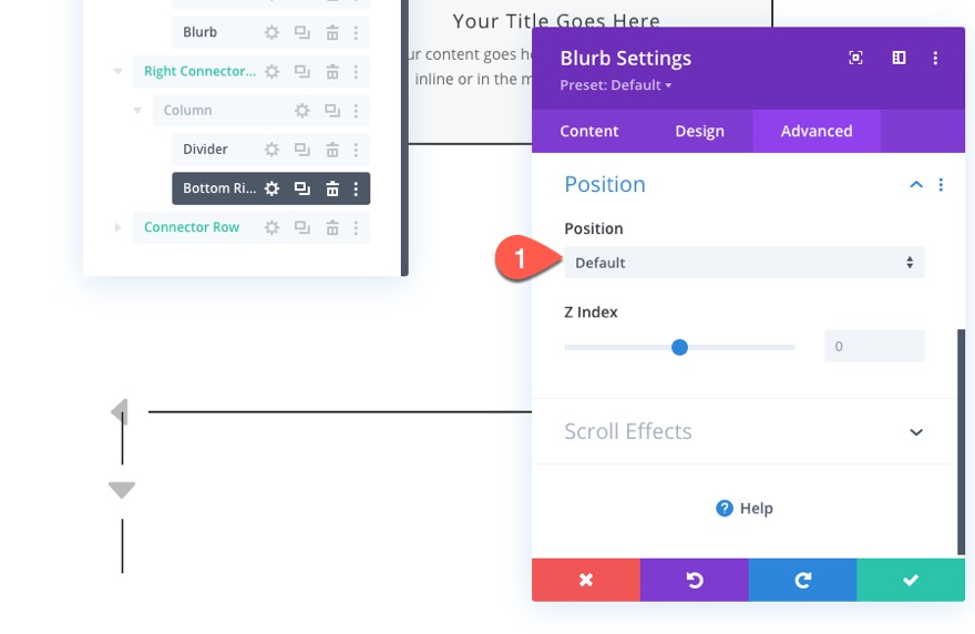 layout del diagramma di flusso divi