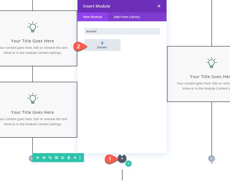 layout del diagramma di flusso divi