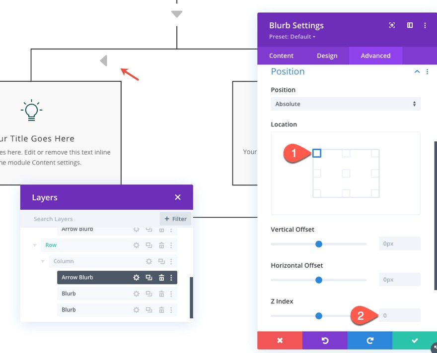 layout del diagramma di flusso divi