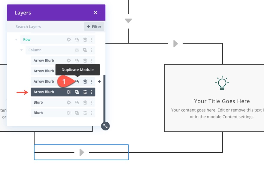 layout del diagramma di flusso divi