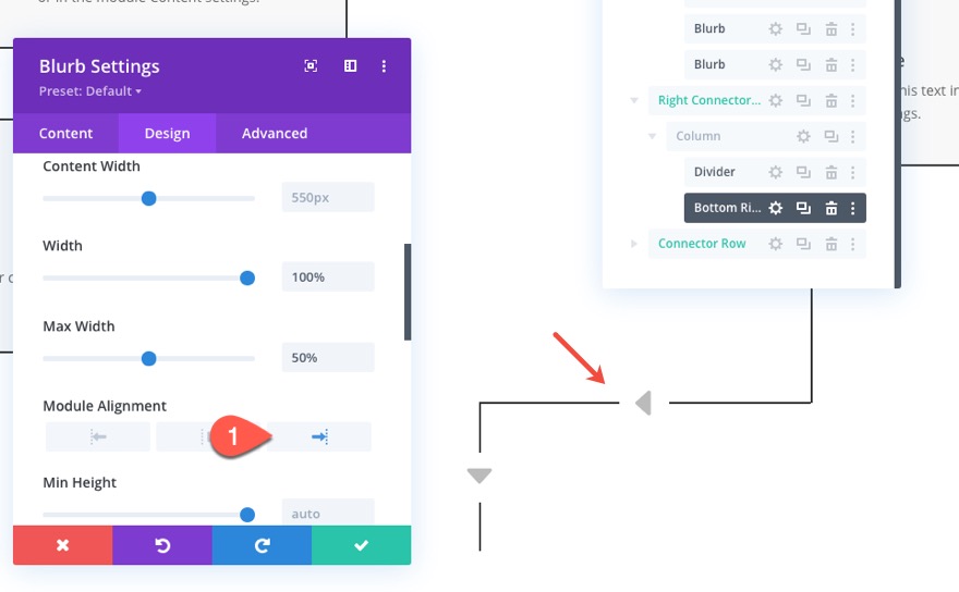 layout del diagramma di flusso divi