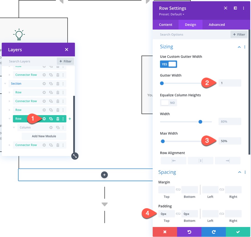 layout del diagramma di flusso divi