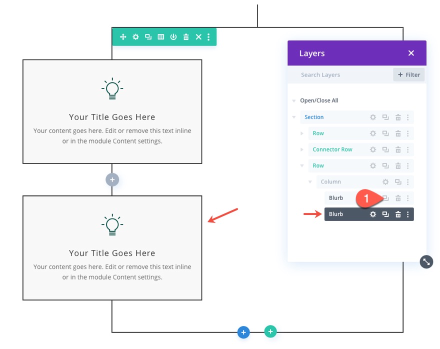 layout del diagramma di flusso divi