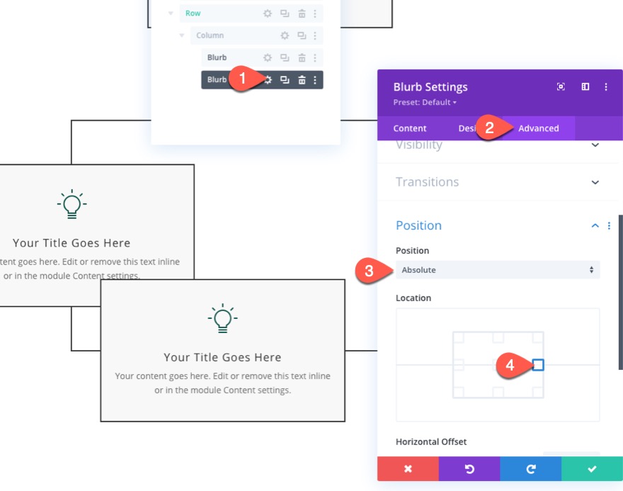 layout del diagramma di flusso divi