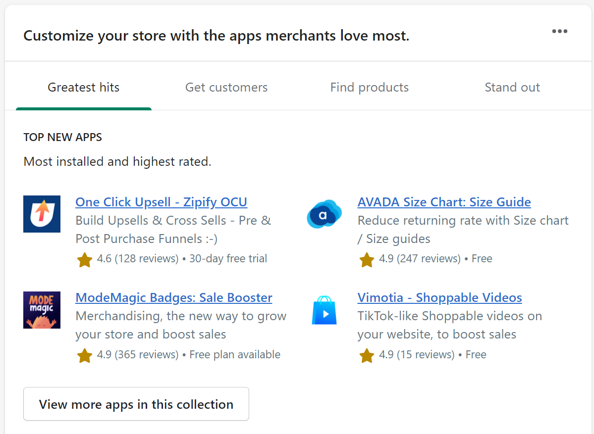 การเพิ่มแอปไปยัง Shopify