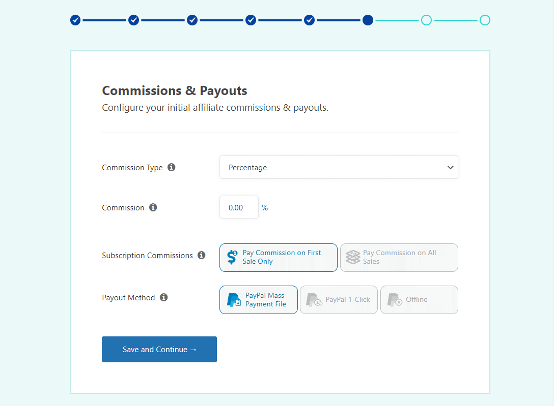 Настройка комиссий и выплат в Easy Affiliate