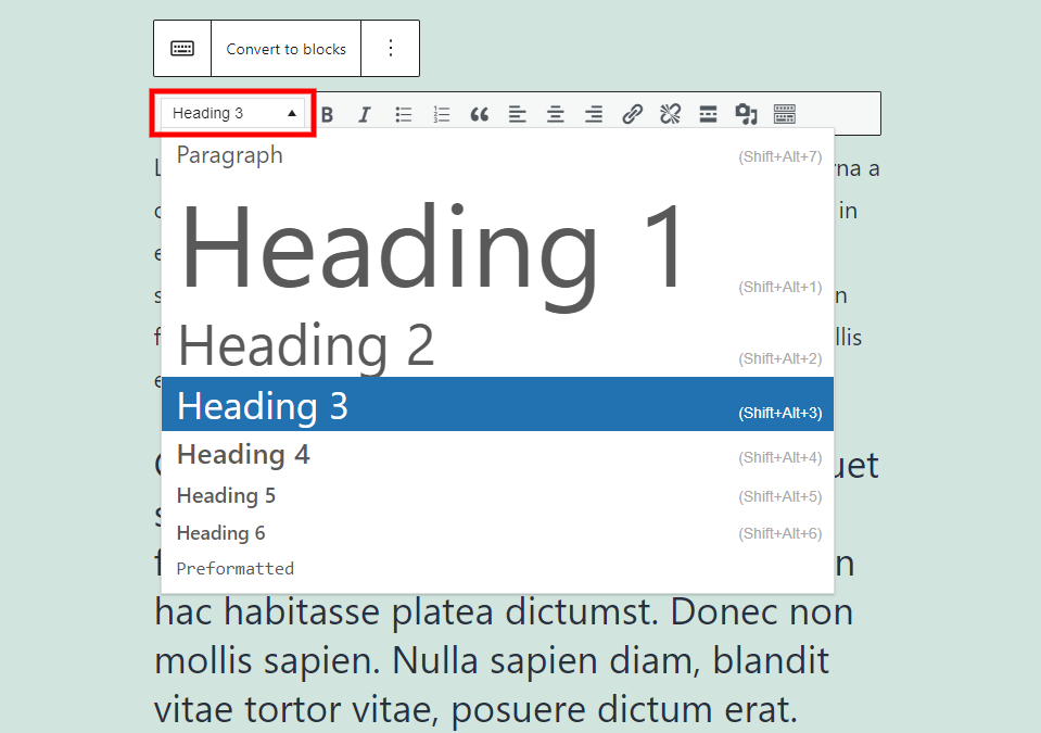 Textformat