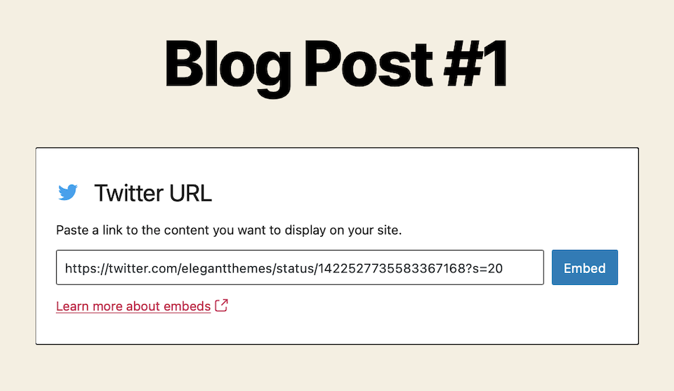 WordPress 嵌入