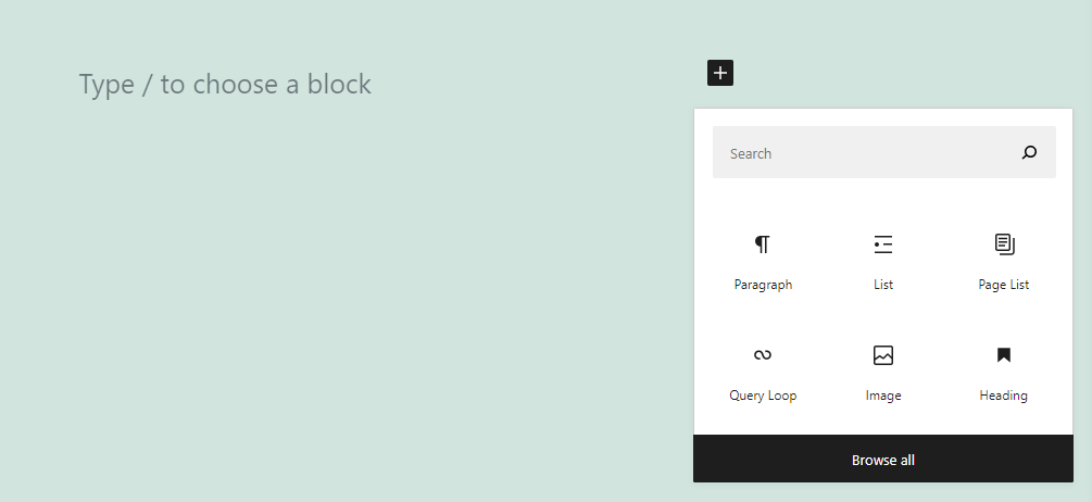 Agregar el bloque Paragrapgh en WordPress