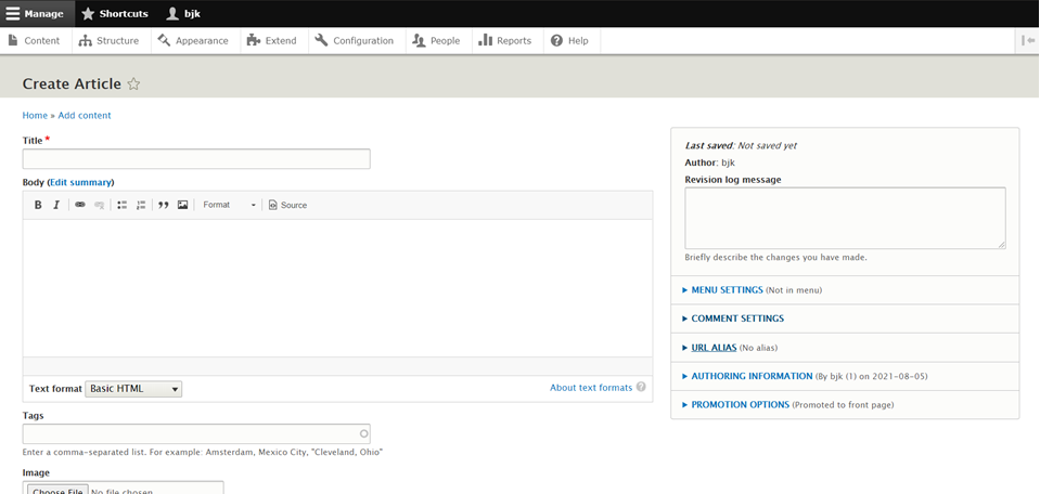 editor de drupal