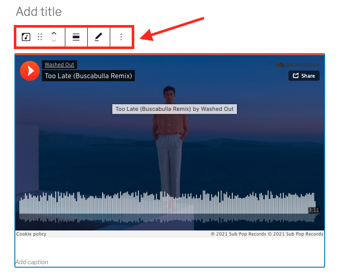 penyematan soundcloud