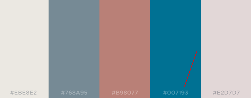 changements de palette de couleurs
