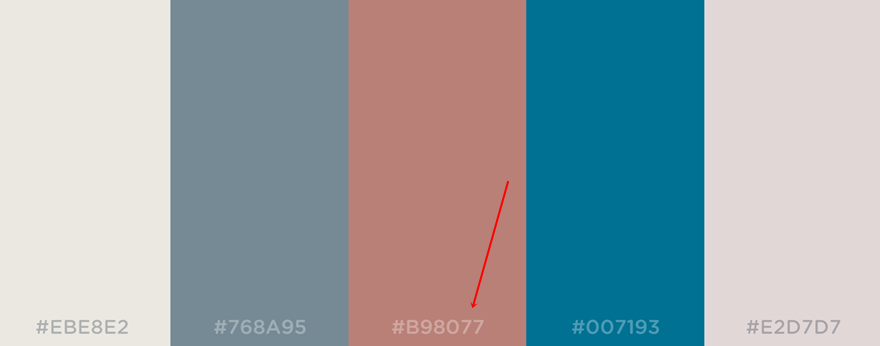 changements de palette de couleurs