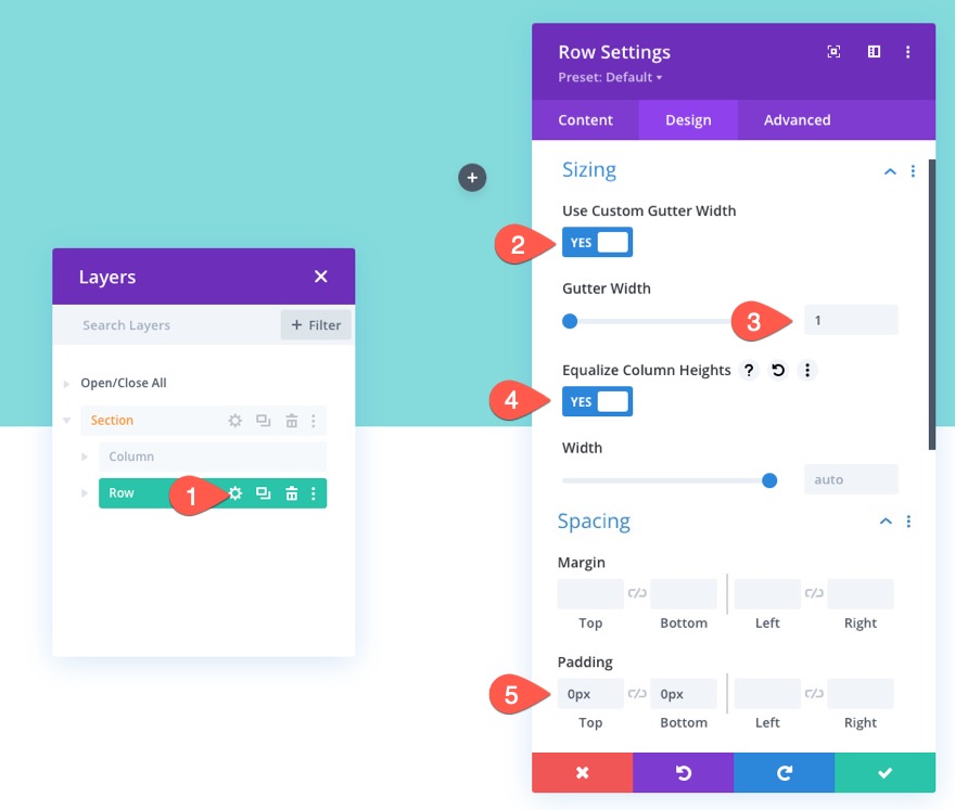 tata letak kotak gambar responsif divi dengan CTA dan overlay arahkan