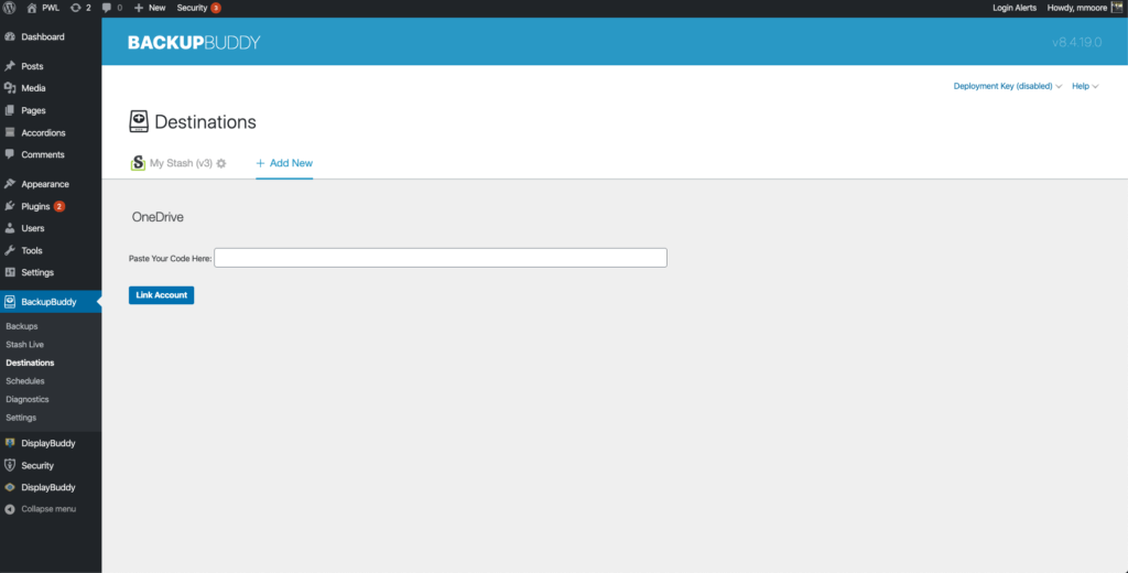 Akun Tautan OneDrive