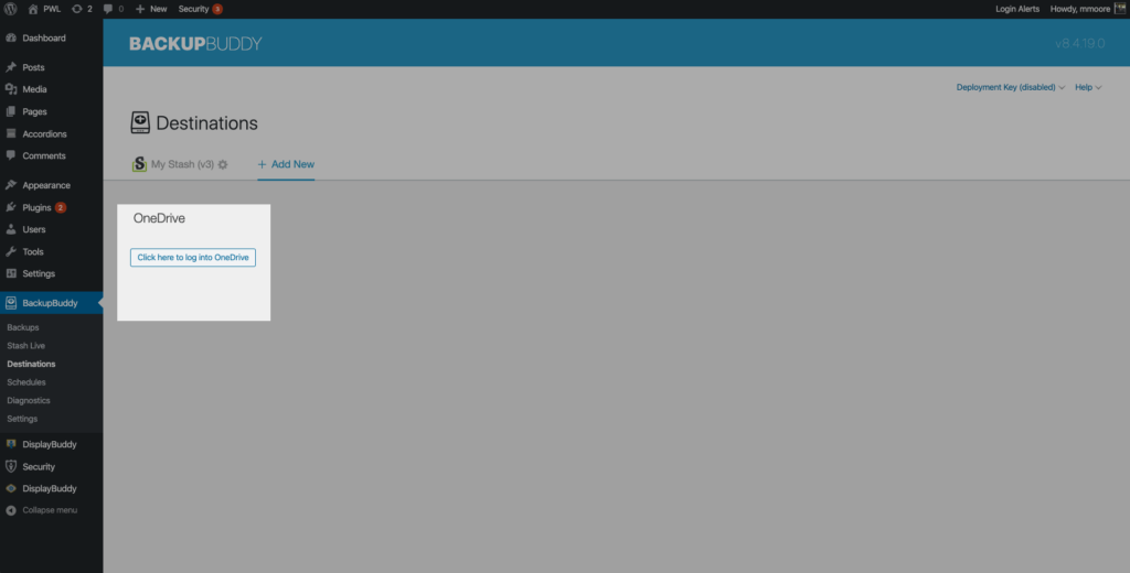 Masuk ke OneDrive
