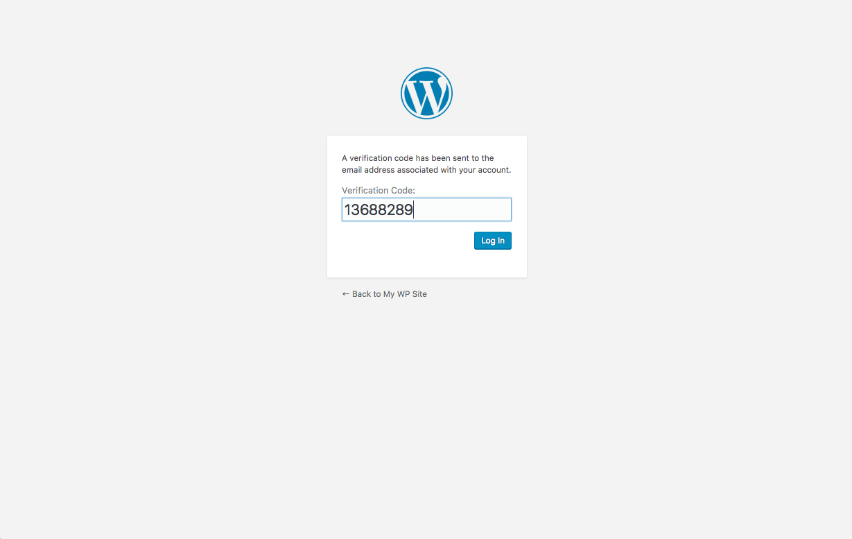 WordPress 兩因素身份驗證