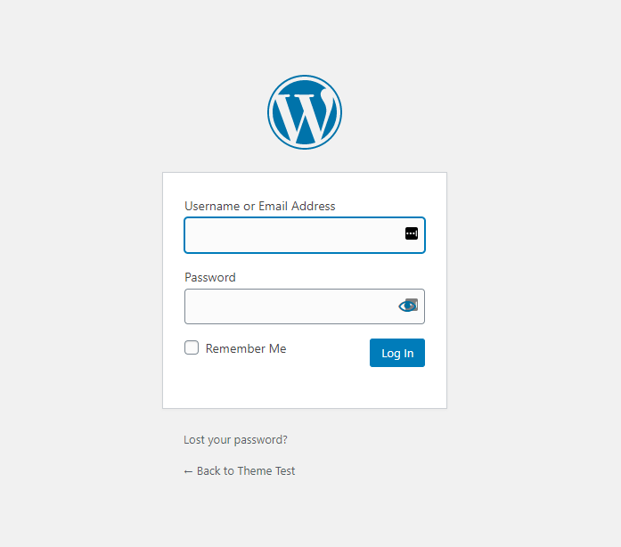 WordPress 管理员登录