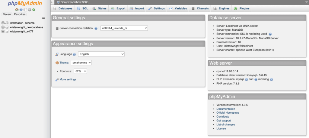phpMyAdmin