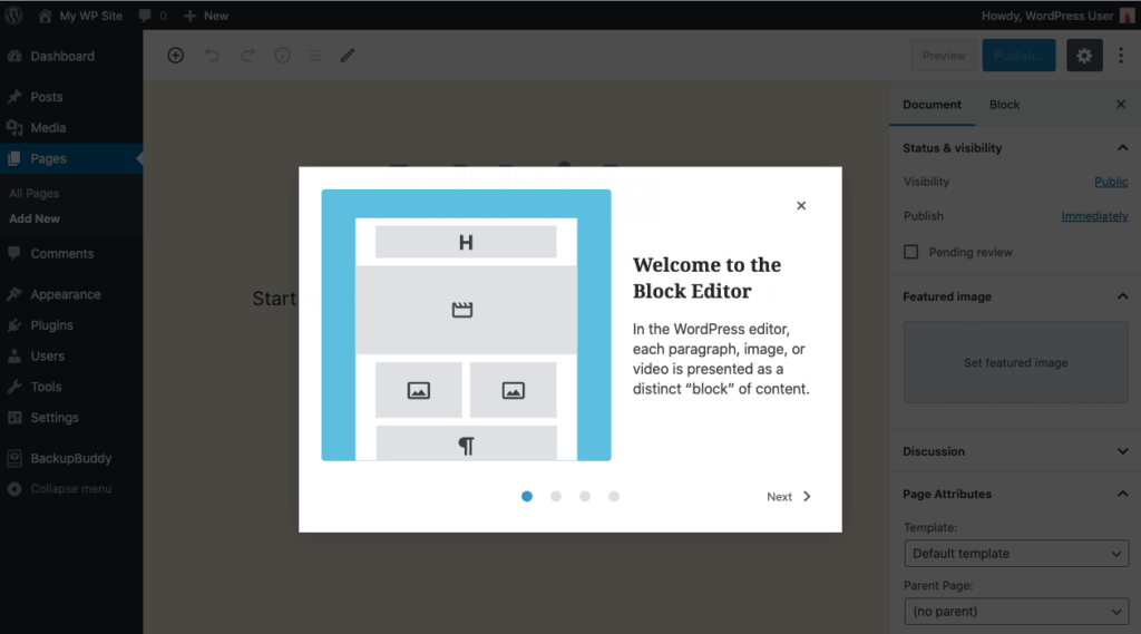 wordpress 块编辑器