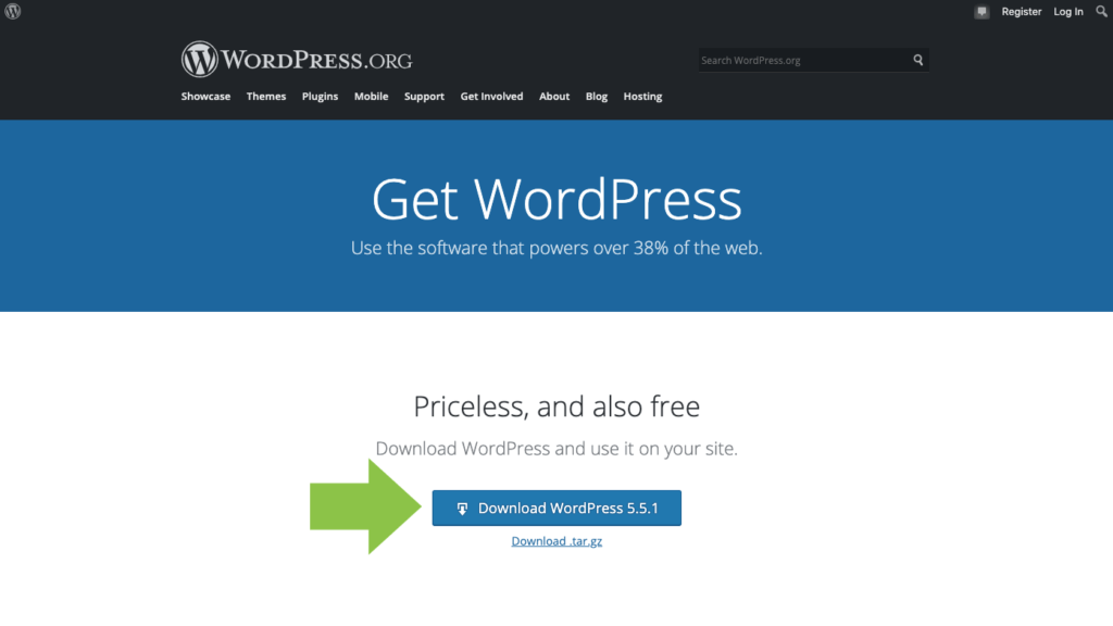 wie man WordPress herunterlädt