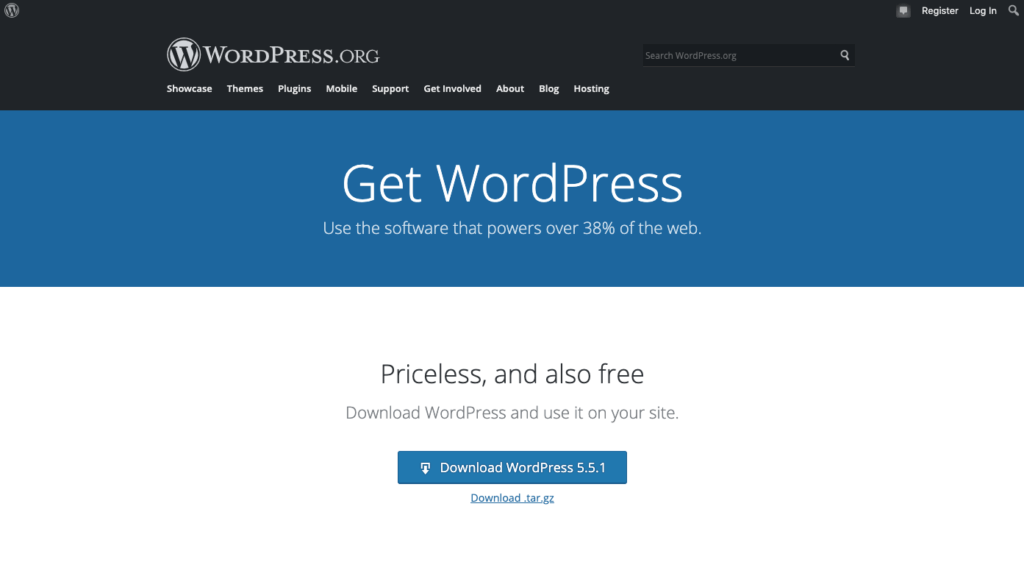 WordPress herunterladen