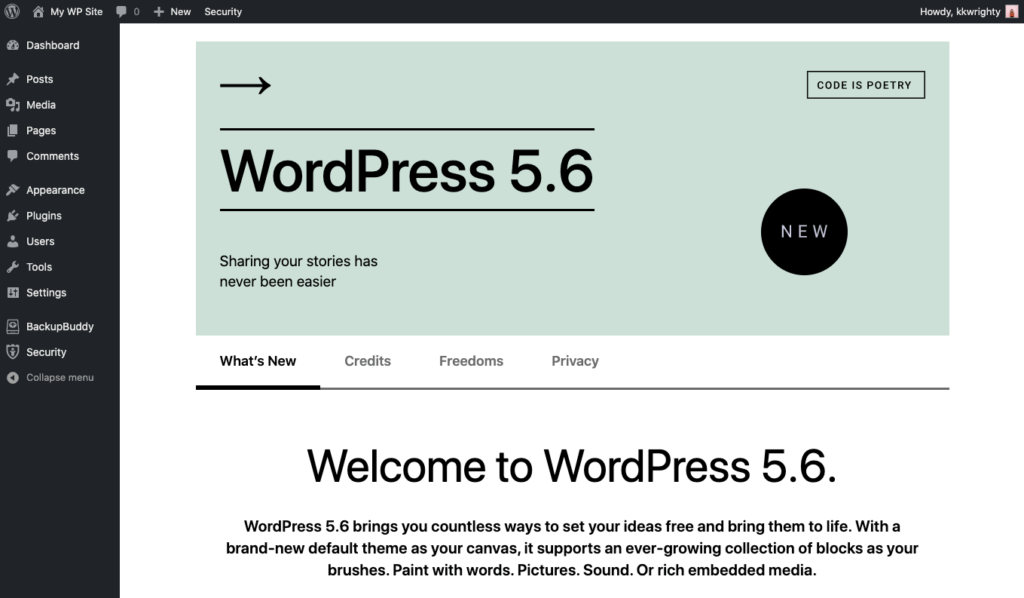 WordPress 5.6