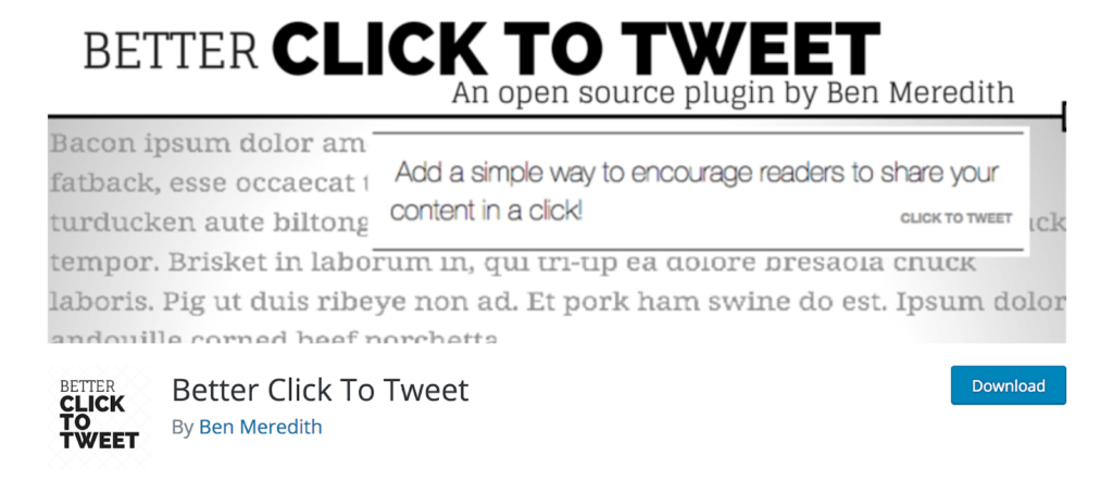 Besser Click to Tweet
