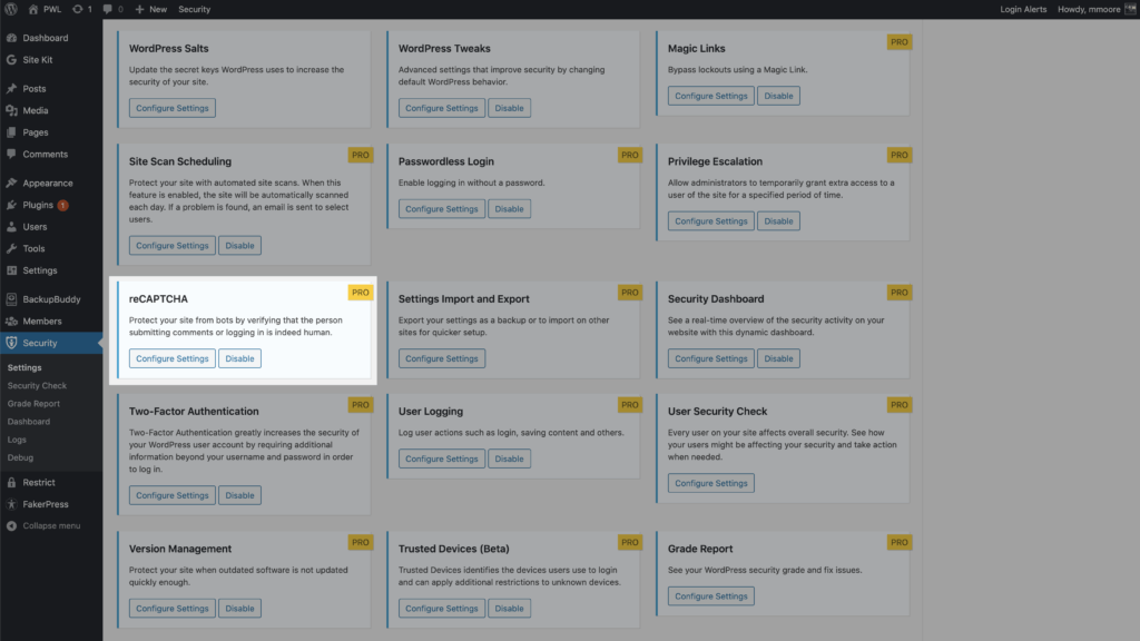 WordPress reCAPTCHA pentru a preveni spamul
