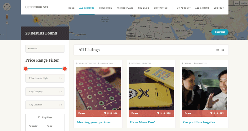 ListingBuilder Directory Theme