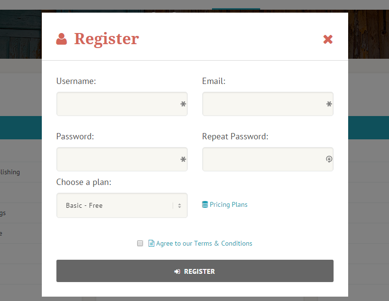 Moduli front-end ListingBuilder