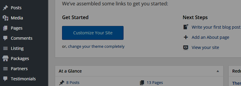 Tipi di post personalizzati di ListingBuilder