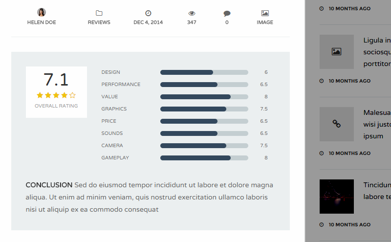 ワガジンレビュー基準