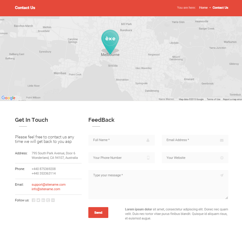 Contact EXE Theme Review