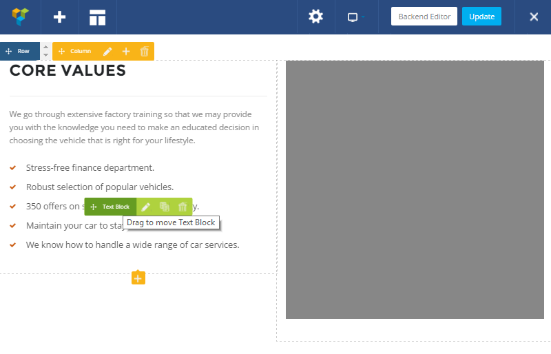 Motors Visual Composer