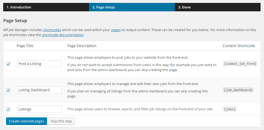 Pagini cu temă listabile