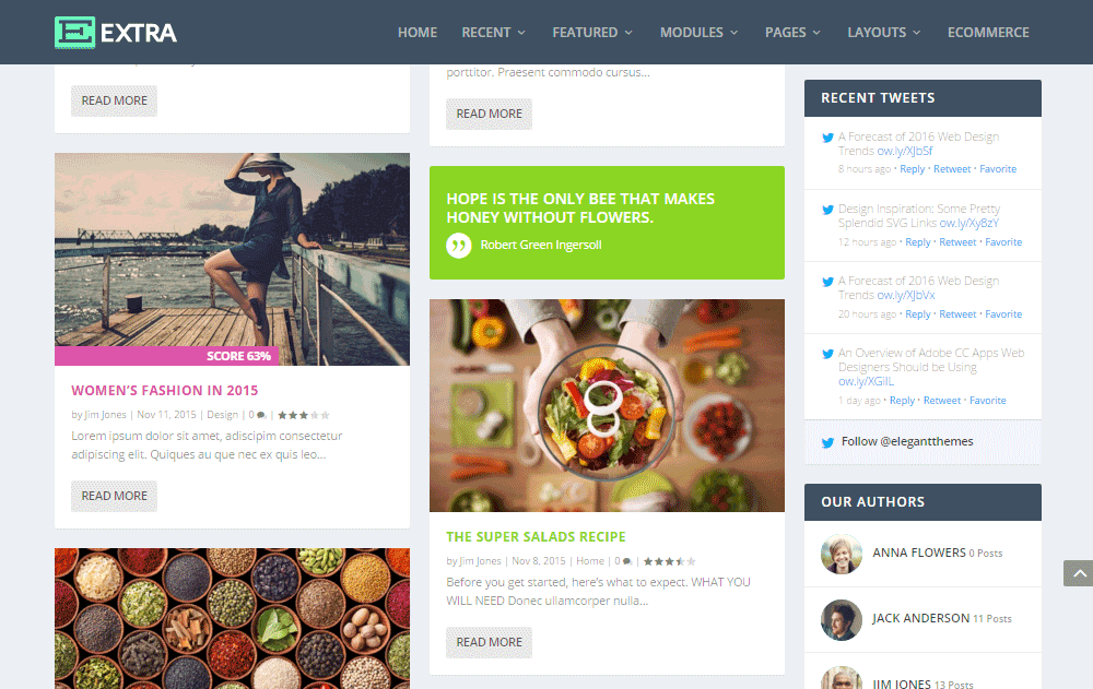 Aspect suplimentar al blogului pentru revizuirea temei WordPress