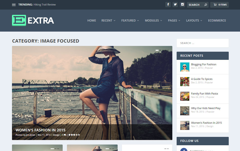 Opțiune de revizuire a temei WordPress extra