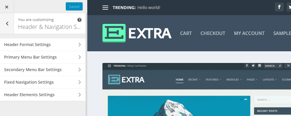 Meniuri personalizate suplimentare pentru revizuirea temei WordPress