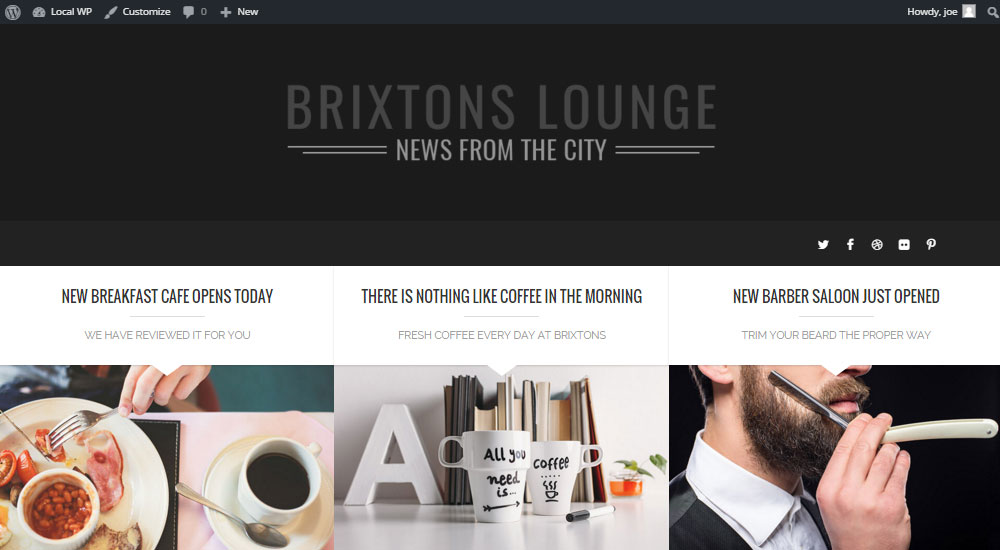 Brixton WordPress Teması Demomu İnceleyin