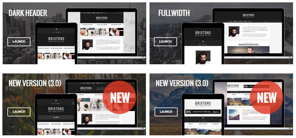 Brixton WordPress Tema İnceleme Demoları