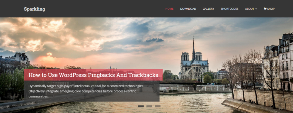 Tema Spumante a lui Colorlib