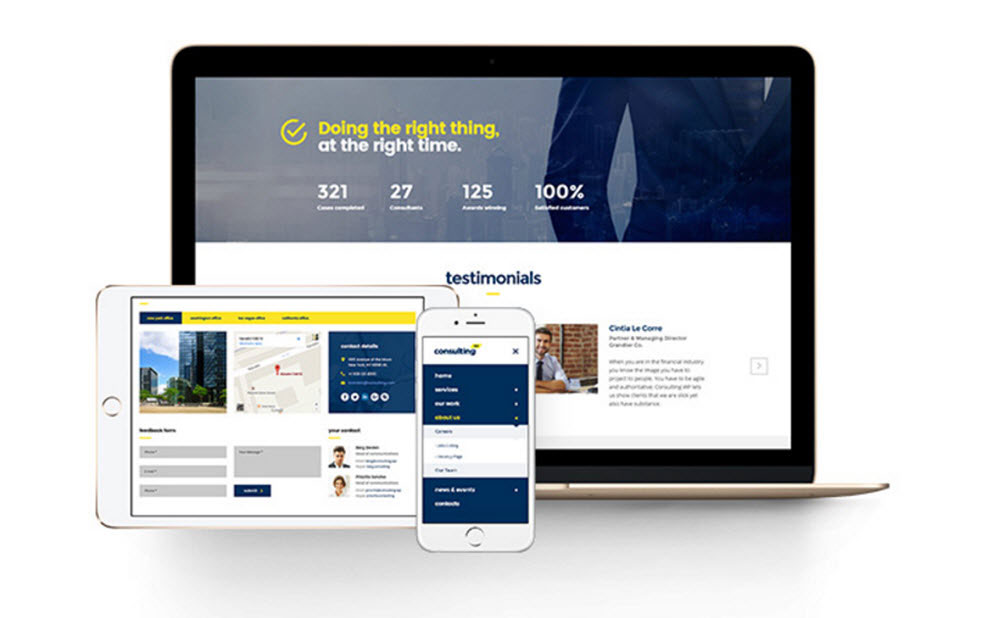 ให้คำปรึกษา WordPress Theme Review - ตอบสนอง