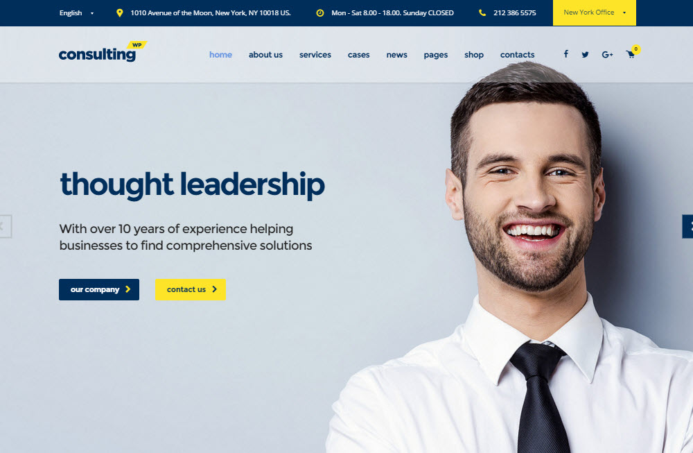 ให้คำปรึกษา WordPress Theme Review - HomePage