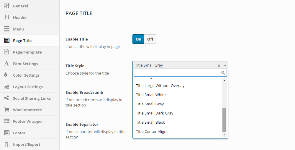 Titres des pages d'examen du thème H-Code