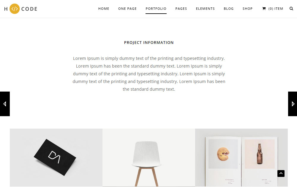 Informations sur le portefeuille d'examen du thème H-Code