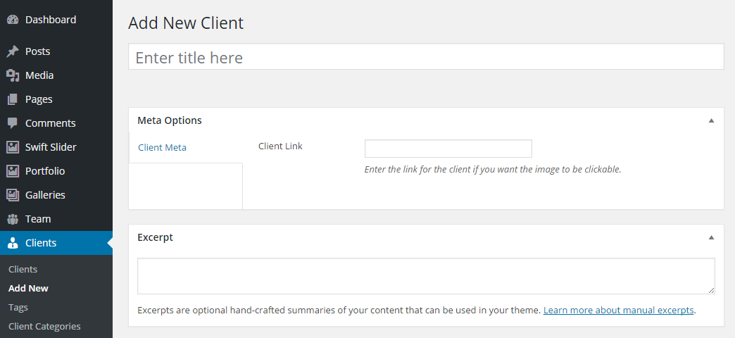 Uplift WordPress Theme Review Types de publication personnalisés