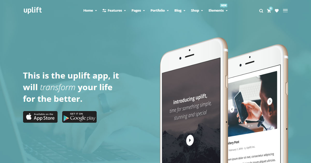 Application de révision de thème WordPress Uplift