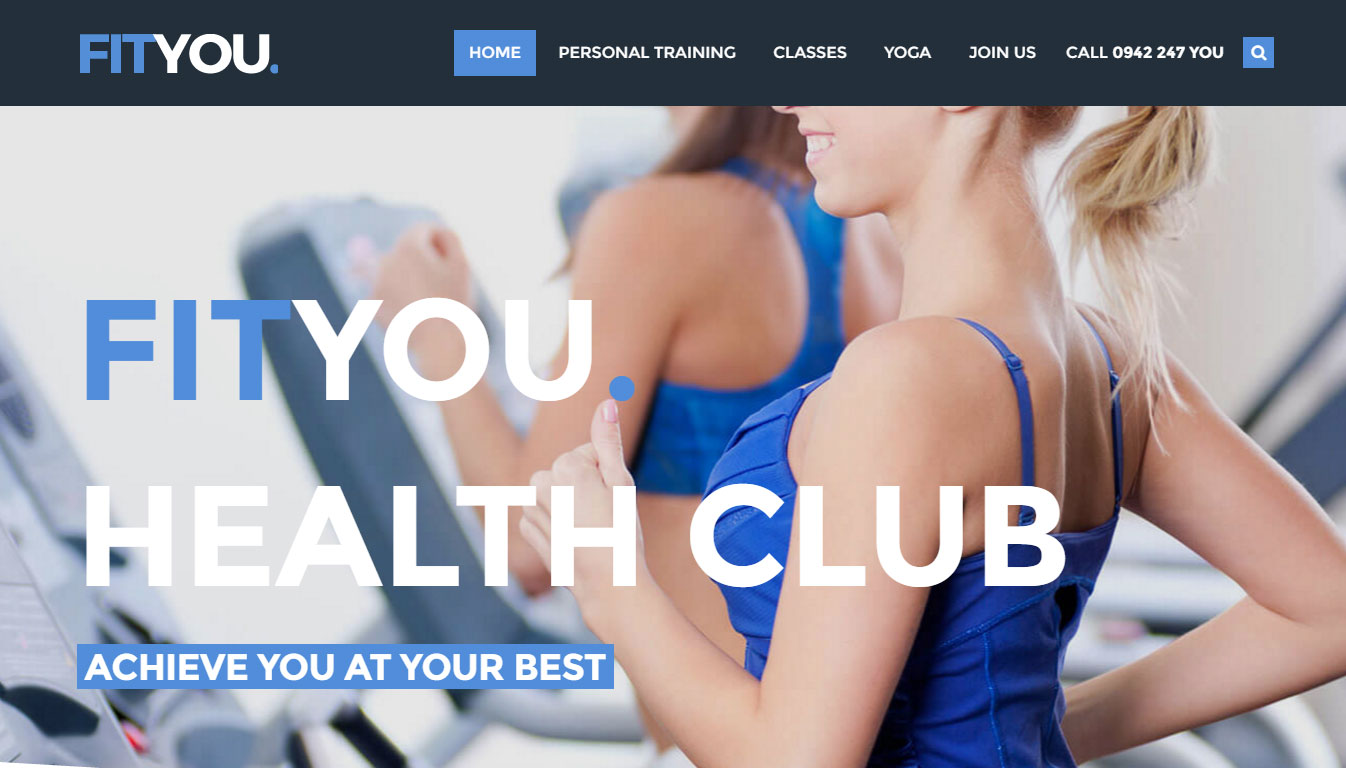 Sie Theme Review Demo Fitness